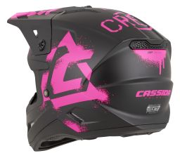Prilba Cross Cup 2 Crew, CASSIDA (čierna matná/růžová fluo) 2026