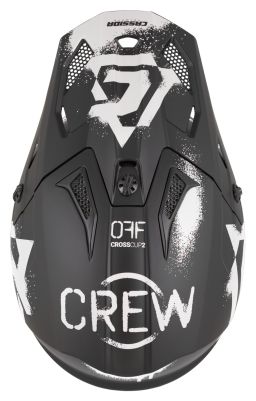 Prilba Cross Cup 2 Crew, CASSIDA (čierna matná/bílá) 2026