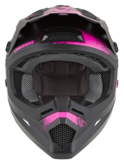 Prilba Cross Cup 2 Crew Junior, CASSIDA, detská (čierna matná/růžová fluo) 2026