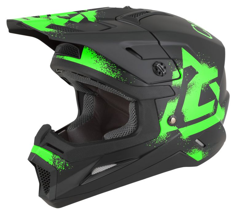 Prilba Cross Cup 2 Crew Junior, CASSIDA, detská (čierna matná/zelená fluo) 2026