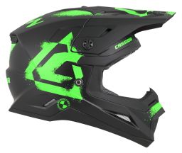 Prilba Cross Cup 2 Crew Junior, CASSIDA, detská (čierna matná/zelená fluo) 2026