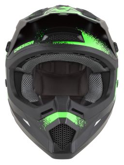 Prilba Cross Cup 2 Crew Junior, CASSIDA, detská (čierna matná/zelená fluo) 2026