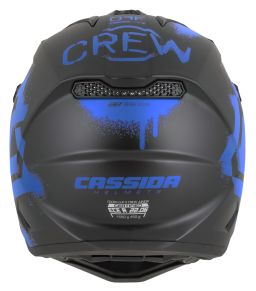 Prilba Cross Cup 2 Crew Junior, CASSIDA, detská (čierna matná/modrá) 2026