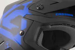 Prilba Cross Cup 2 Crew Junior, CASSIDA, detská (čierna matná/modrá) 2026