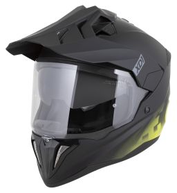 Prilba XD1, ZED (čierna matná/žlutá fluo) 2026