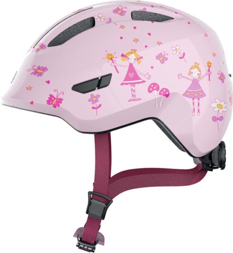Cyklo přilba Smiley 3.0 rose princess, ABUS,dětská (růžová)