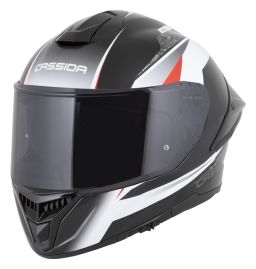 Přilba Integral GTS 2.1 Mega, CASSIDA (černá/bílá/červená) plexi s přípravou pro Pinlock 2026