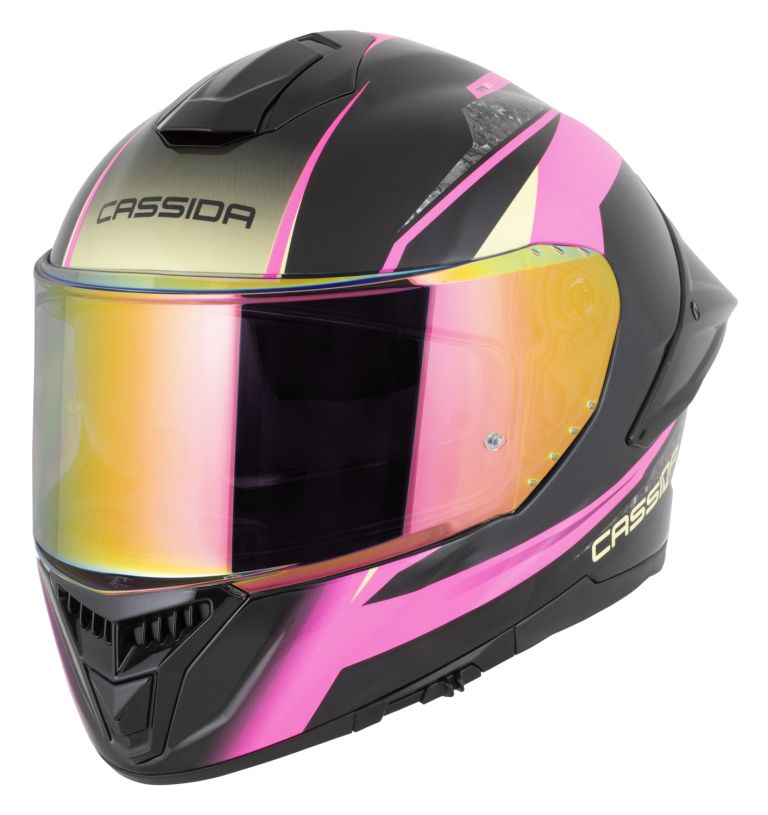 Přilba Integral GTS 2.1 Mega, CASSIDA (černá/růžová/bílá/vanilková) plexi s přípravou pro Pinlock 2026