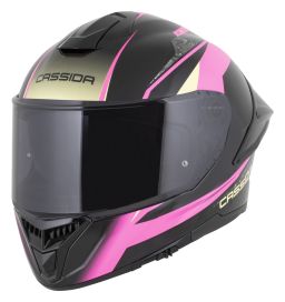 Přilba Integral GTS 2.1 Mega, CASSIDA (černá/růžová/bílá/vanilková) plexi s přípravou pro Pinlock 2026