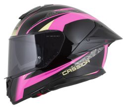 Přilba Integral GTS 2.1 Mega, CASSIDA (černá/růžová/bílá/vanilková) plexi s přípravou pro Pinlock 2026