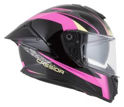 Přilba Integral GTS 2.1 Mega, CASSIDA (černá/růžová/bílá/vanilková) plexi s přípravou pro Pinlock 2026