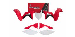 Sada plastov Honda, RTECH OEM farby (červeno-bílo-černá, 6 dielov, vr. krytov vzduch filtra)