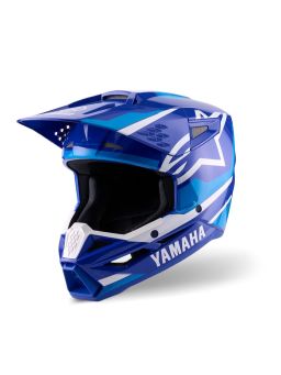 Prilba S-M3 YAMAHA kolekce, ALPINESTARS, detská (modrá/bílá) 2026
