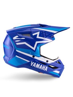 Prilba S-M3 YAMAHA kolekce, ALPINESTARS, detská (modrá/bílá) 2026