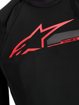Airbagová vesta TECH-AIR®10 V2 system, ALPINESTARS (černá/červená/šedá) 2026