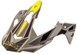 šilt pre prilby N312 TRACK, NOX (šedá,žlutá fluo)