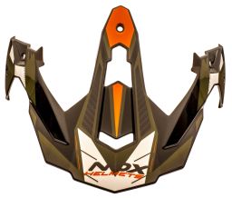 šilt pre prilby N312 TRACK, NOX (khaki,oranžová)