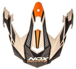 šilt pre prilby N312 TRACK, NOX (piesková matná,oranžová)