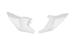 Bočné číslové tabuľky HUSQVARNA, RTECH (biele) OEM farba