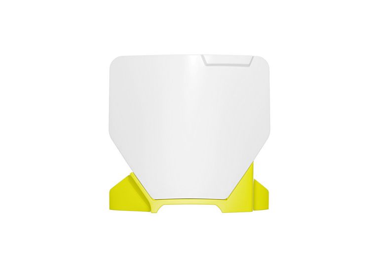 Predné číselná tabuľka HUSQVARNA, RTECH (bílá-Husqv.žlutá) OEM farba