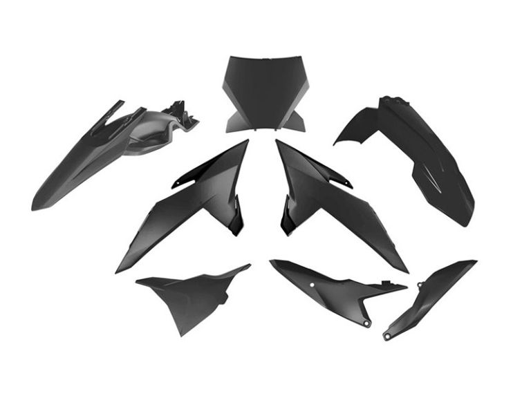 Sada plastov 6 dielov KTM, RTECH (čierna)