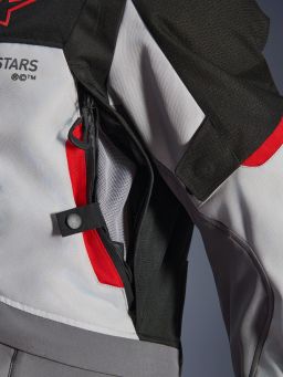Bunda ANDES V4 DRYSTAR, ALPINESTARS (tmavo šedá/světle šedá/černá/červená) 2026