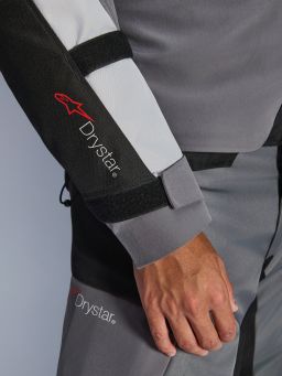 Bunda ANDES V4 DRYSTAR, ALPINESTARS (tmavo šedá/světle šedá/černá/červená) 2026