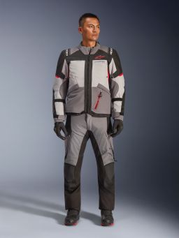 Bunda ANDES V4 DRYSTAR, ALPINESTARS (tmavo šedá/světle šedá/černá/červená) 2026