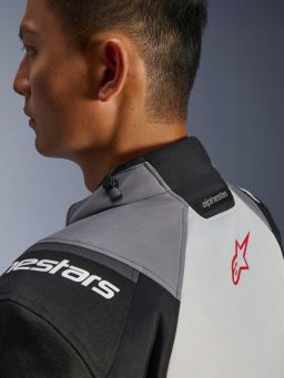 Bunda ANDES V4 DRYSTAR, ALPINESTARS (tmavo šedá/světle šedá/černá/červená) 2026