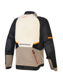 Bunda ANDES V4 DRYSTAR, ALPINESTARS (krémová/světle hnědá/černá/oranžová fluo) 2026