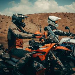 Bunda ANDES V4 DRYSTAR, ALPINESTARS (svetle hnědá/tmavě oranžová/černá) 2026