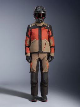 Bunda ANDES V4 DRYSTAR, ALPINESTARS (svetle hnědá/tmavě oranžová/černá) 2026