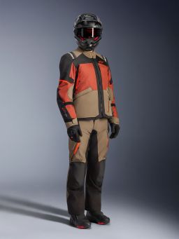 Bunda ANDES V4 DRYSTAR, ALPINESTARS (svetle hnědá/tmavě oranžová/černá) 2026