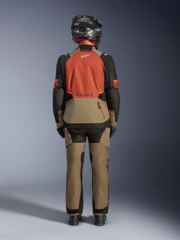 Bunda ANDES V4 DRYSTAR, ALPINESTARS (svetle hnědá/tmavě oranžová/černá) 2026