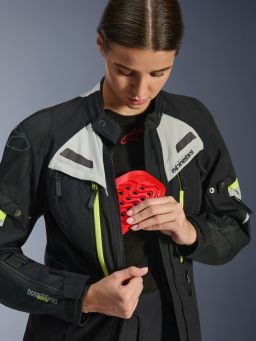 Bunda STELLA BOGOTA pre DRYSTAR, ALPINESTARS, dámska (černá/šedá/žlutá fluo) 2026