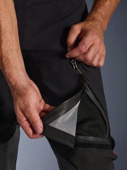 Nohavice HALO pre DRYSTAR XF, ALPINESTARS (černé/tmavě šedé/červené) 2026