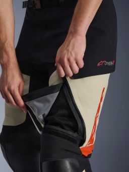 Nohavice HALO pre DRYSTAR XF, ALPINESTARS (krémové/černé/červené) 2026