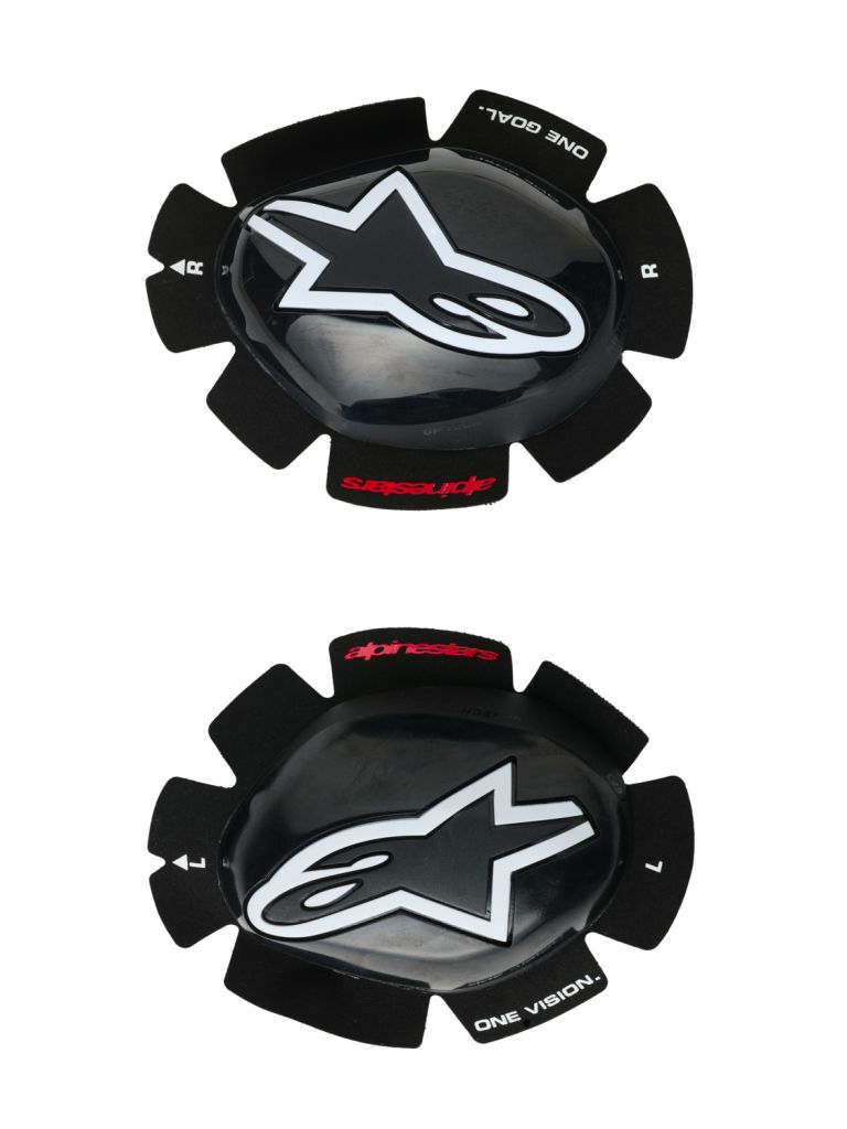 Slidery GP TECH, ALPINESTARS (černé/bílé) 2026