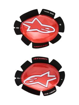 Slidery GP TECH, ALPINESTARS (červené/bílé) 2026