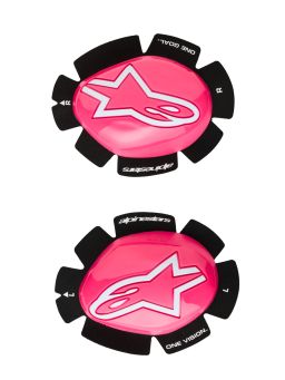 Slidery GP PLUS, ALPINESTARS (ružové fluo/bílé) 2026