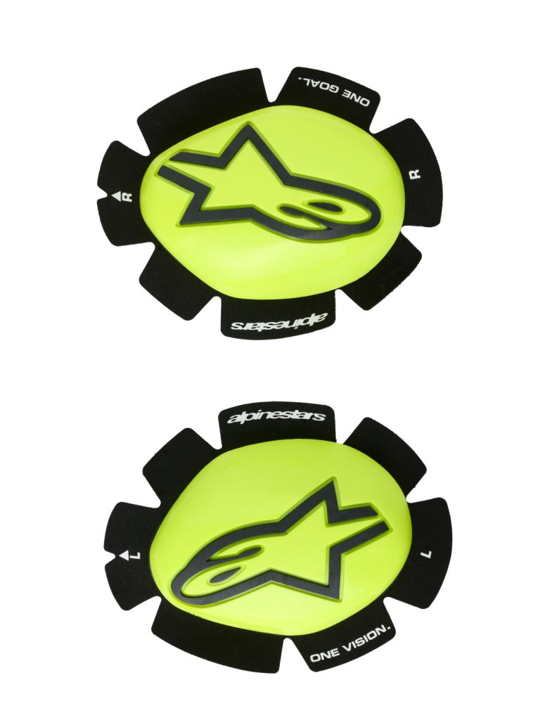 Slidery GP PLUS, ALPINESTARS (žlté fluo/černé) 2026