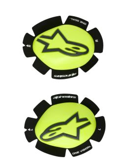 Slidery GP PLUS, ALPINESTARS (žlté fluo/černé) 2026