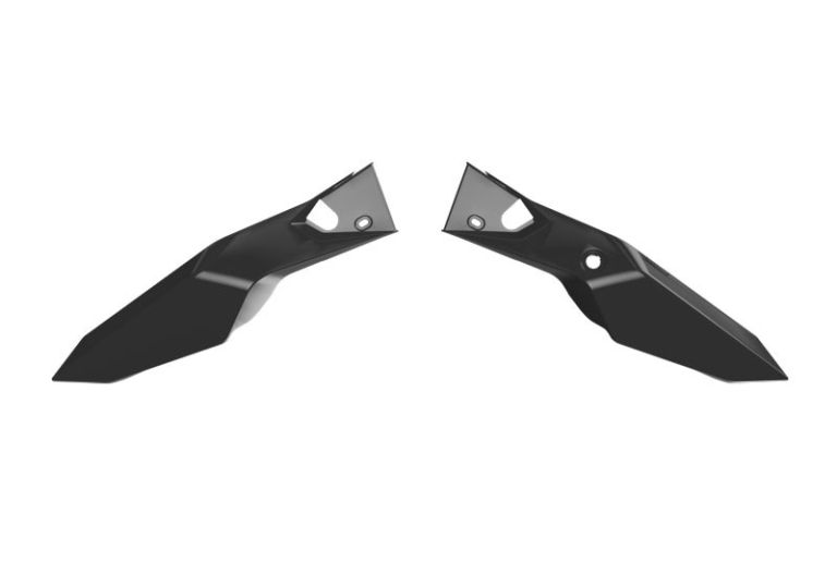 Bočné číslové tabuľky KOVE, RTECH (čierne)