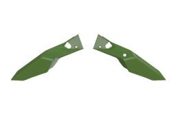 Bočné číslové tabuľky KOVE, RTECH (zelené navy)