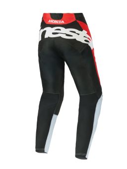 Kalhoty RACER VEIL HONDA kolekce, ALPINESTARS (černá/šedá/červená/žlutá) 2026
