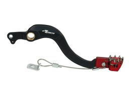 Brzdový pedál HONDA, RTECH (čierno-červený)