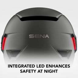 Cyklo přilba s headsetem U1, SENA (matná bílá)