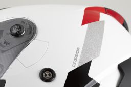 Prilba Reflex 2.0 Safety, CASSIDA (bílá/červená/šedá/stříbrná reflexné) 2026