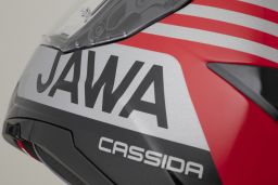 Přilba Integral GT 2.1 Jawa Sport, CASSIDA (černá/červená perleť/stříbrná)