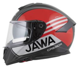 Přilba Integral GT 2.1 Jawa Sport, CASSIDA (černá/červená perleť/stříbrná)
